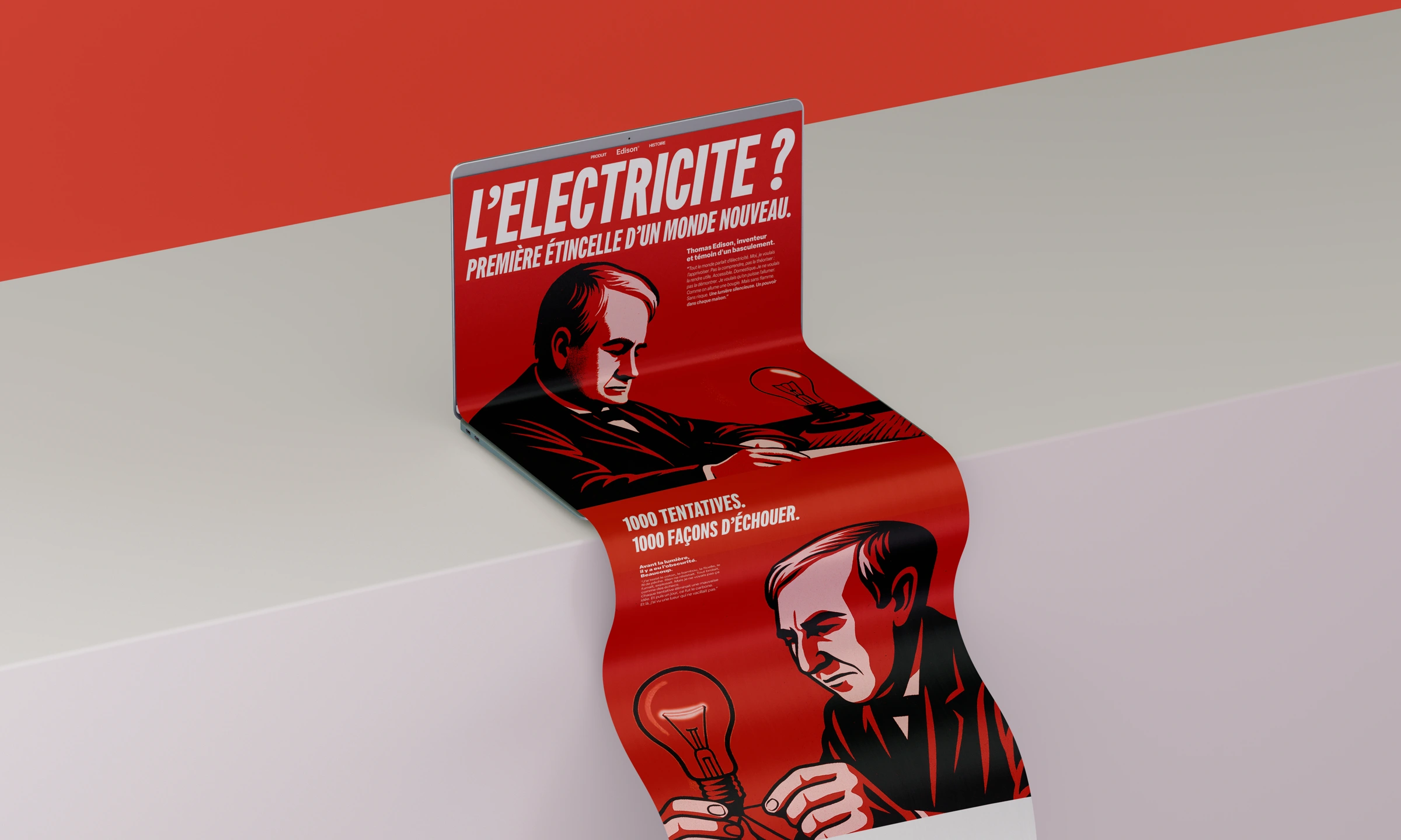 EDISON — Un récit anachronique