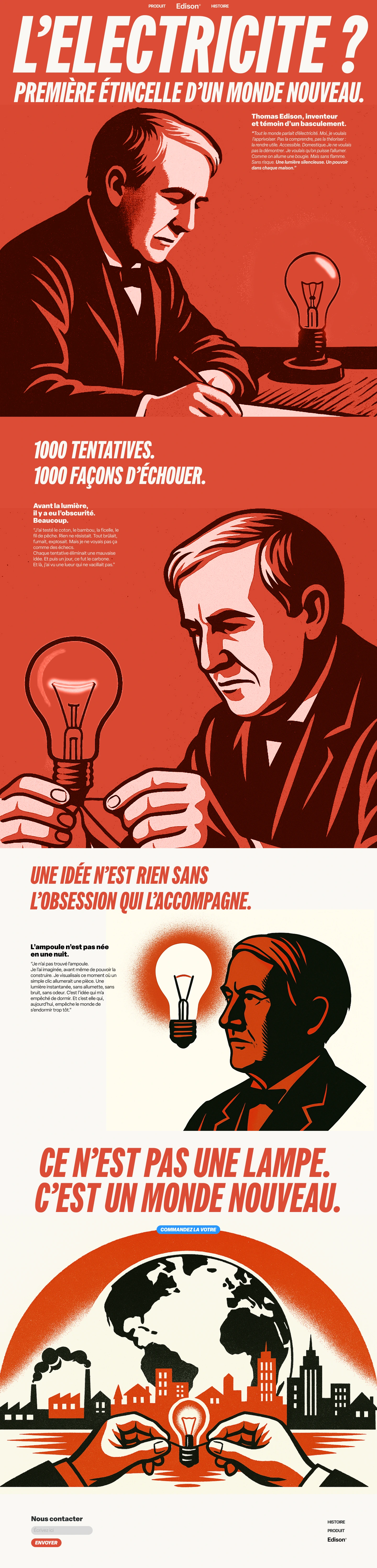 EDISON — Histoire